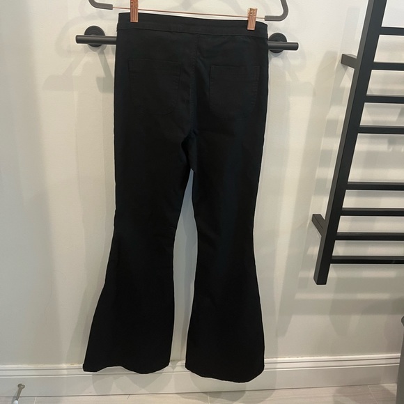 High waisted black bell bottoms - Picture 2 of 4